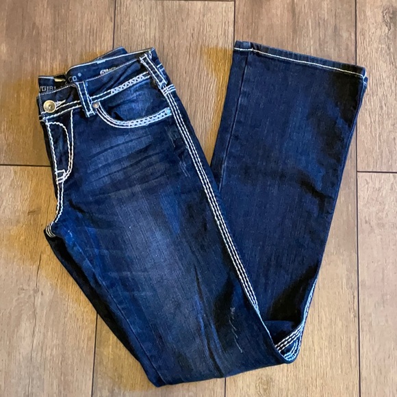 Cowgirl Tuff Denim - NWOT Cowgirl Tuff dark denim jeans extra Long
